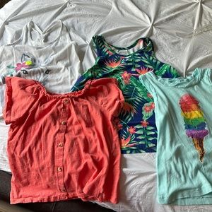 3 for $20! Girls size 6 Shirt Bundle